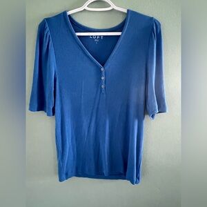 Loft blue shirt